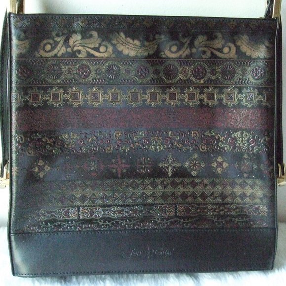 Calia Hand Tooled Vera Pelle Italian Leather purse - Picture 4 of 8